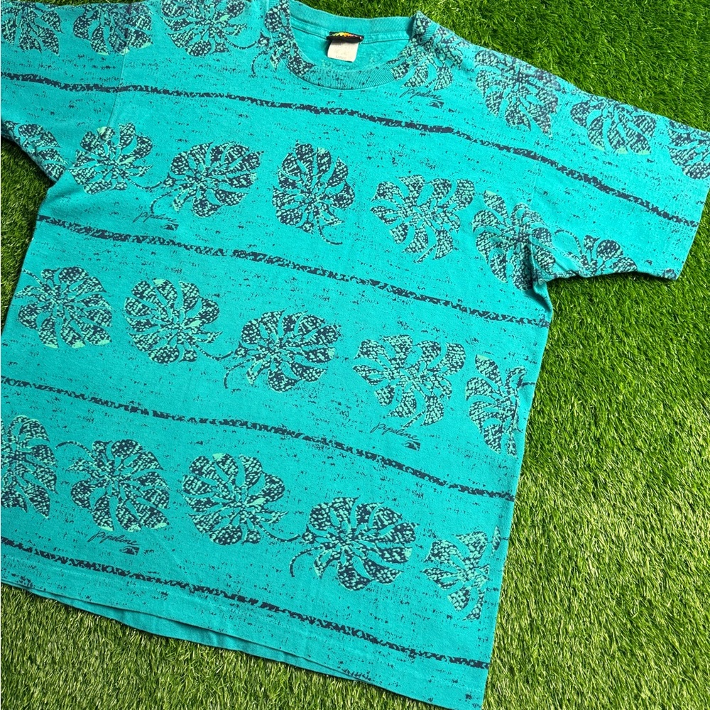 Vintage 90s Pipeline AOP Surf T-Shirt